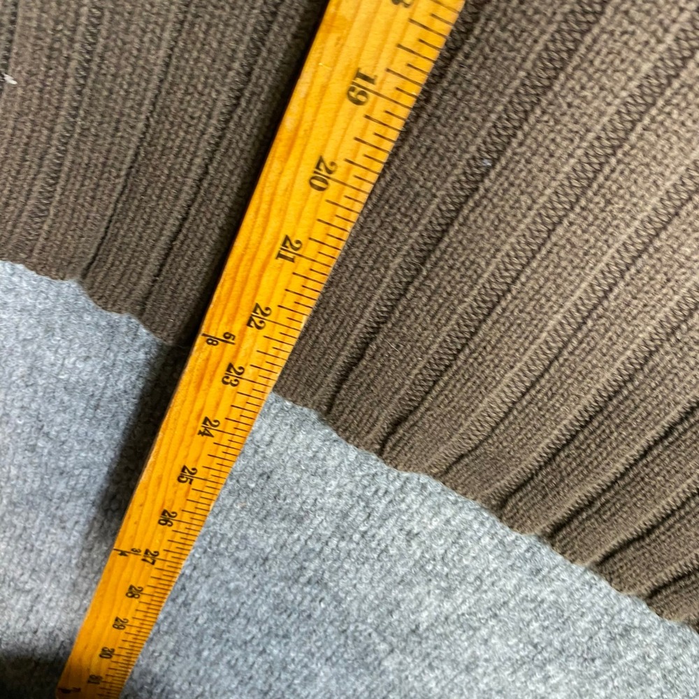 The Limited America Brown Ribbed Turtleneck Sweater Womens Small 100% Cotton USA - Picture 4 of 6